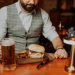 Burger s trganim piščancem